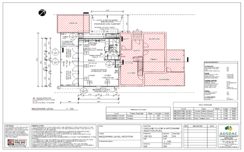 Plans for council. DA plans, CC plans and CDC plans.